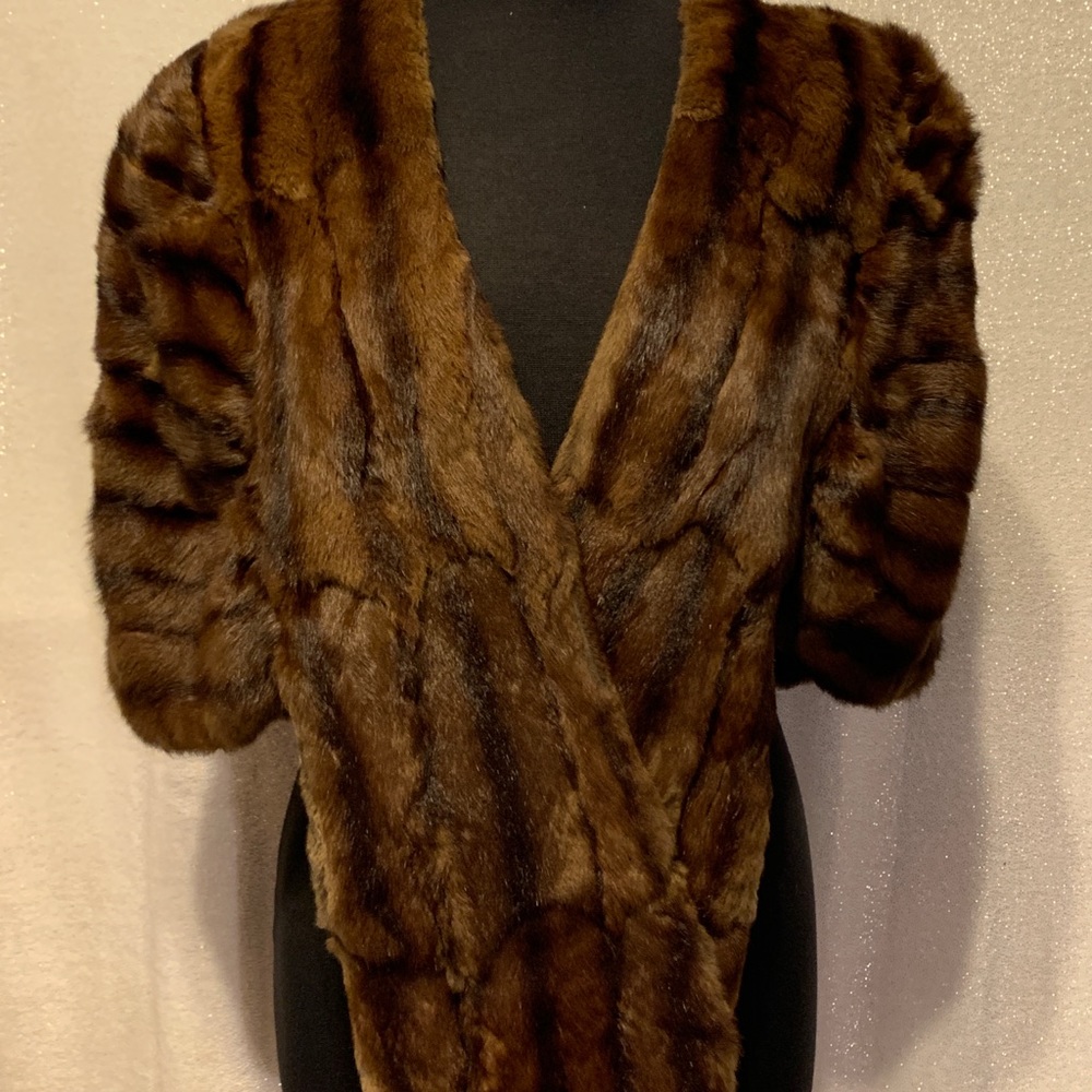 Vintage Spritzer Bros Fur Wrap